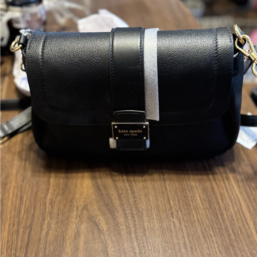 Kate Spade Nouveau Pebbled Leather Black Shoulder Bag